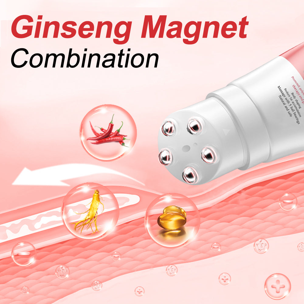 GFOUK™ Magnetic Therapy Ginseng Warm Sculpting Roller